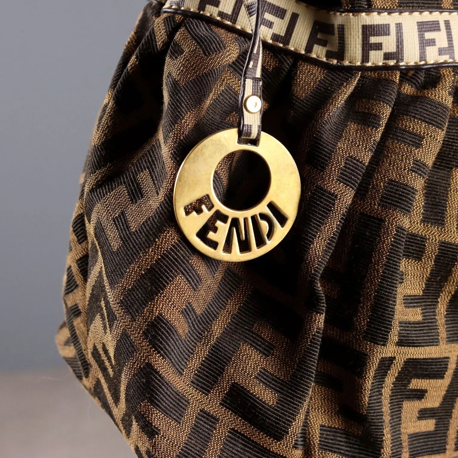 Vintage Fendi Chef Bag Leather Iridescent Fabric Italy 1960s-70s | Clothing & House Linens | Vintage