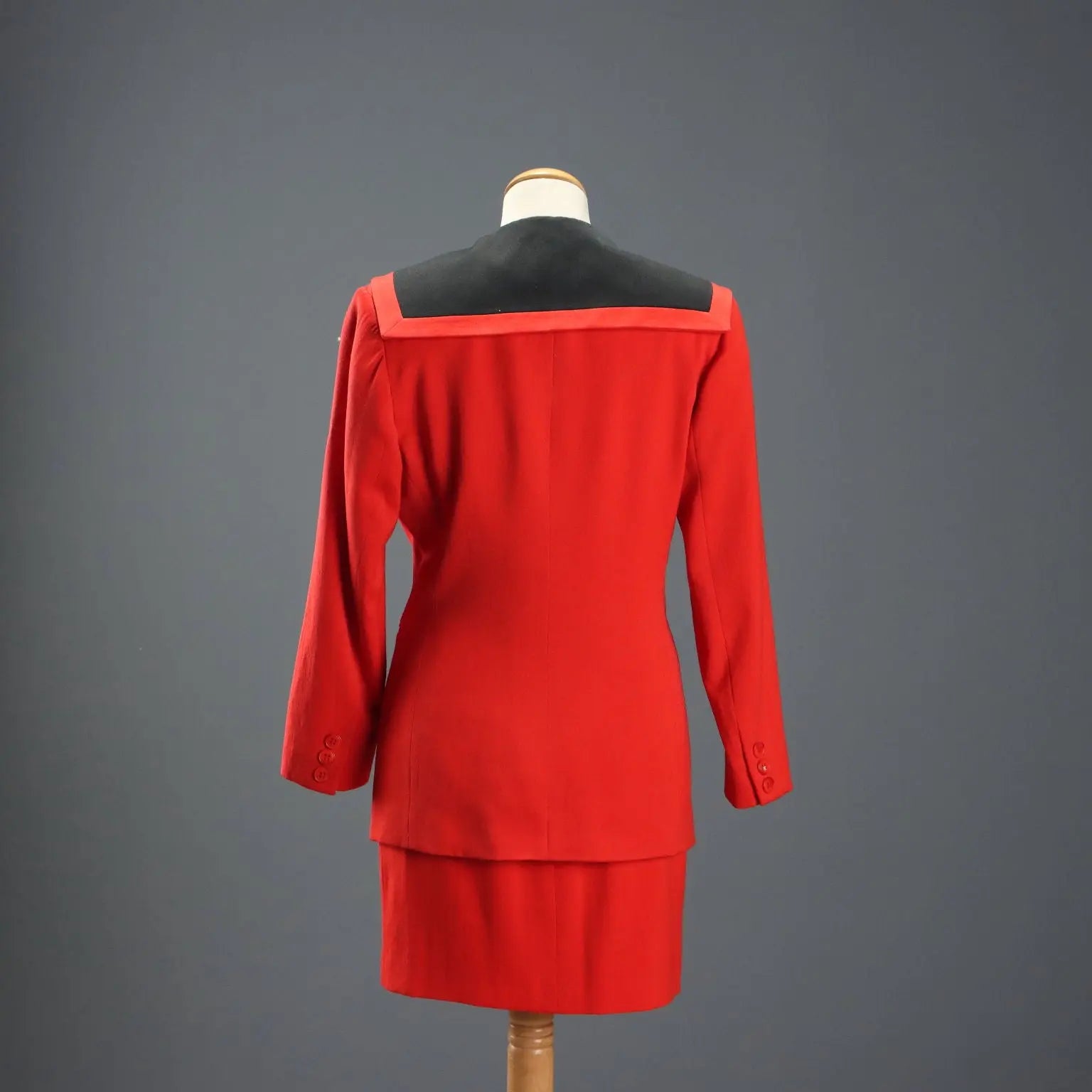 Vintage Kenzo Suit Pure Red Wool UK Size 10/12 France 1990s - UK Size 10/12 | Clothing & House Linens | Vintage
