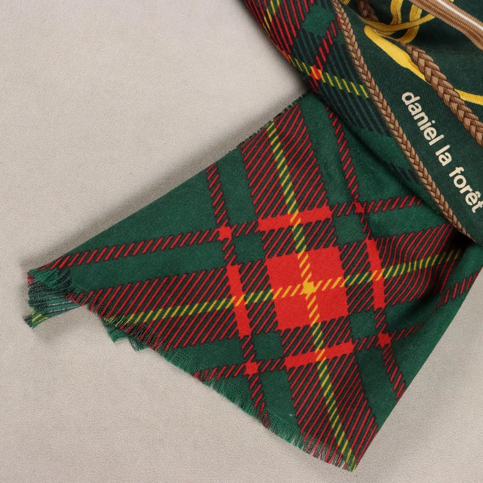Daniel la Foret Vintage Scarf Wool France 1970s-1980s | Clothing & House Linens | Vintage