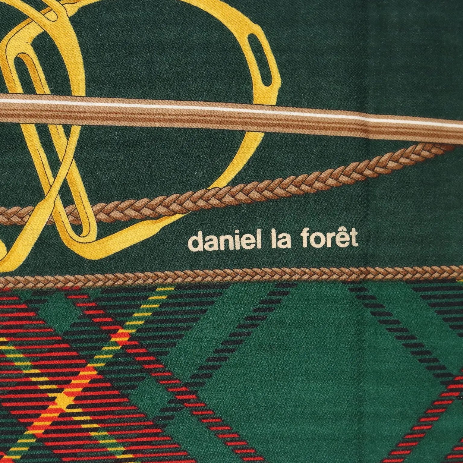 Daniel la Foret Vintage Scarf Wool France 1970s-1980s | Clothing & House Linens | Vintage