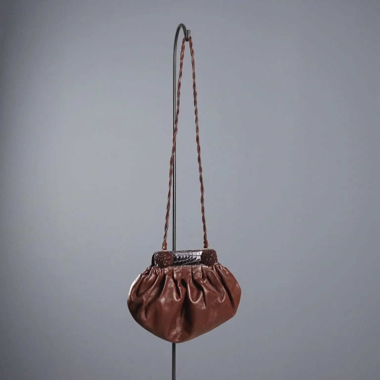 Aldo Zanette Vintage Leather Bag Handmade Italy 1970s-1980s | Clothing & House Linens | Vintage