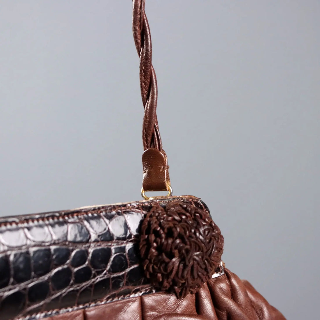 Aldo Zanette Vintage Leather Bag Handmade Italy 1970s-1980s | Clothing & House Linens | Vintage