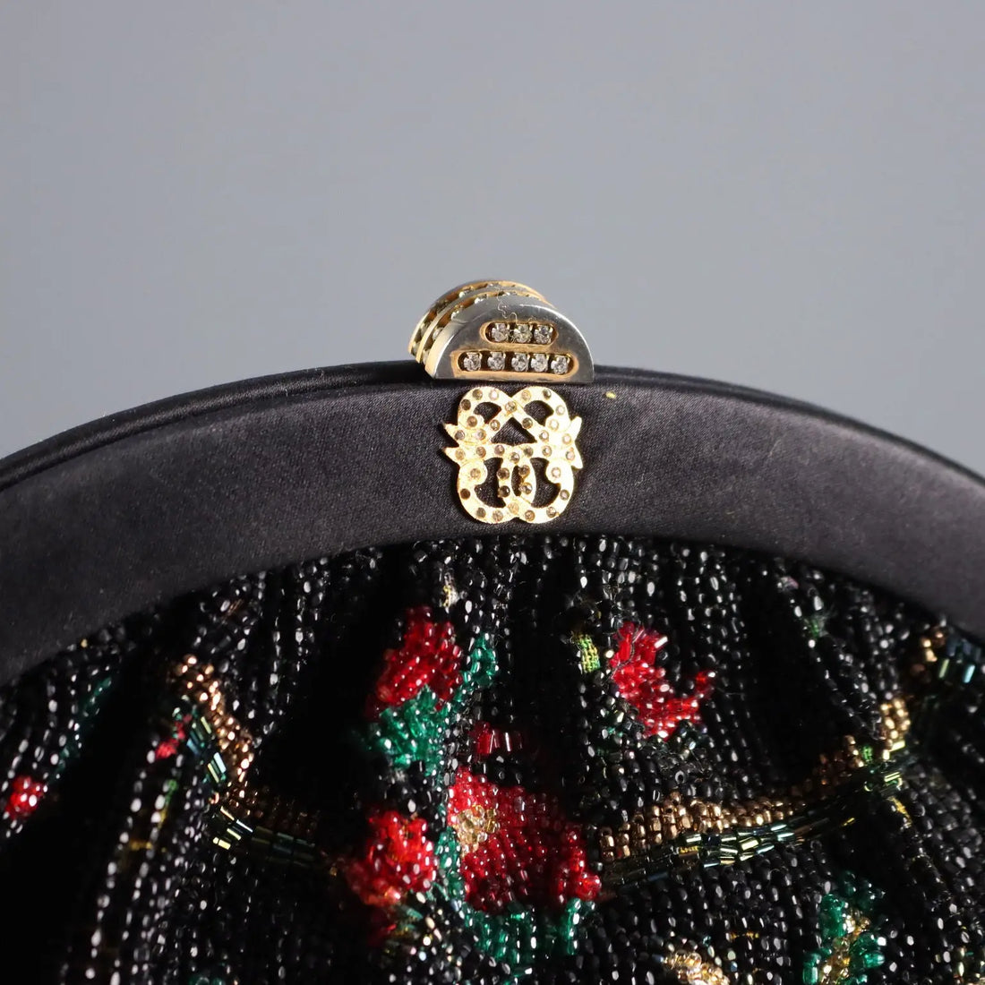 Pirovano Clutch Bag Vintage with Floral Embroidery Beads 1950s-60s | Clothing & House Linens | Vintage