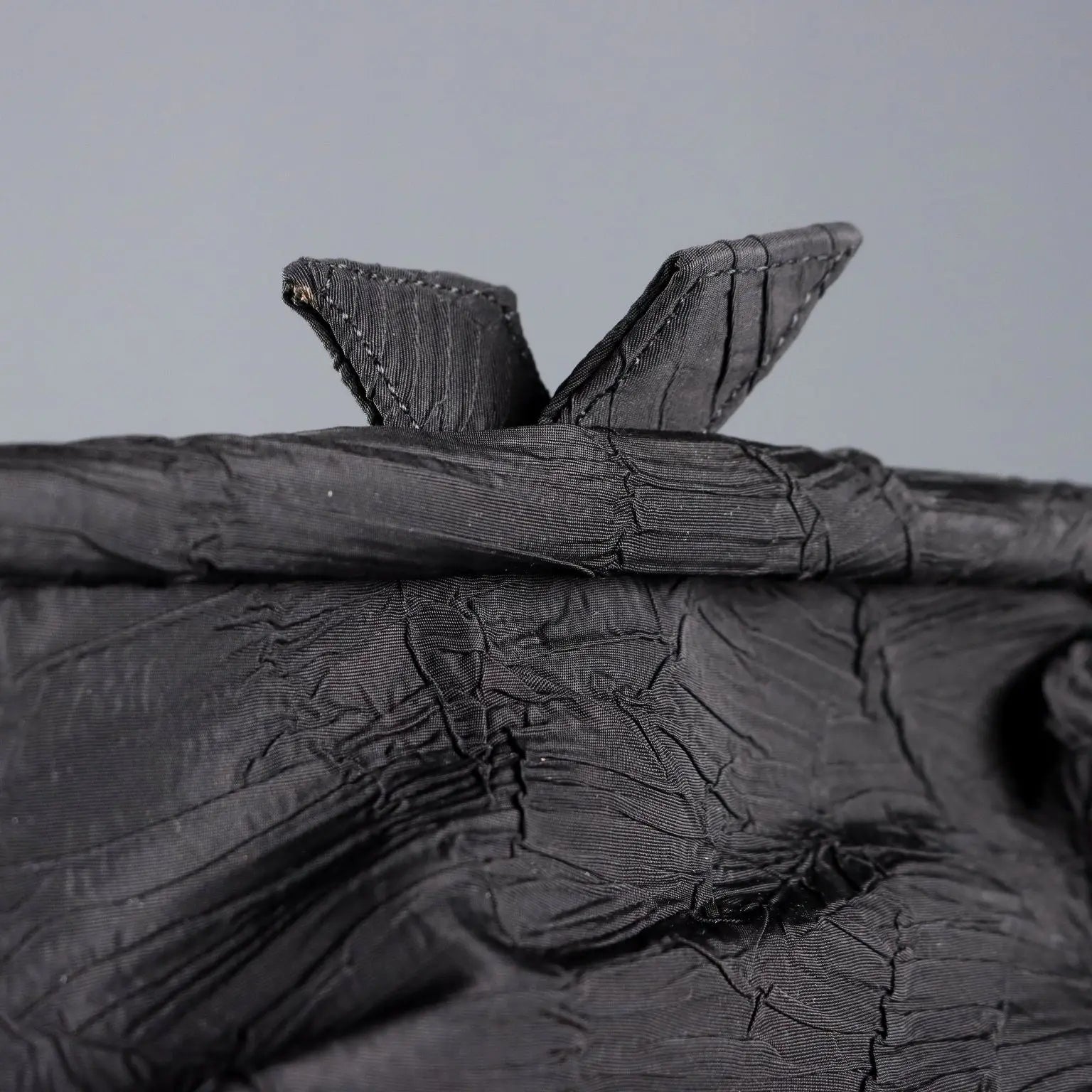 Borbonese Vintage Clutch Bag Black Silk Italy 1980s-1990s | Clothing & House Linens | Vintage