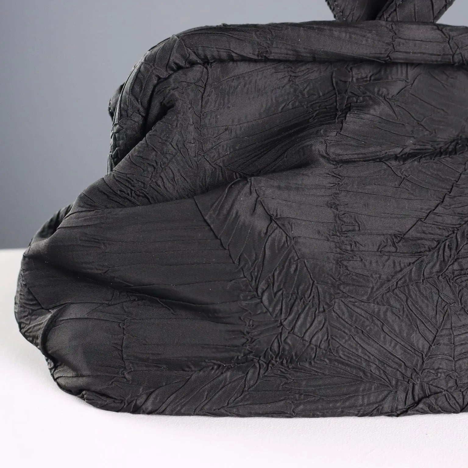 Borbonese Vintage Clutch Bag Black Silk Italy 1980s-1990s | Clothing & House Linens | Vintage