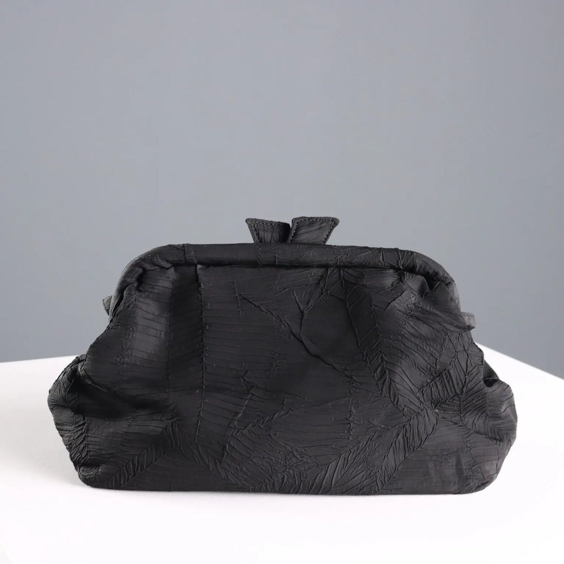 Borbonese Vintage Clutch Bag Black Silk Italy 1980s-1990s | Clothing & House Linens | Vintage