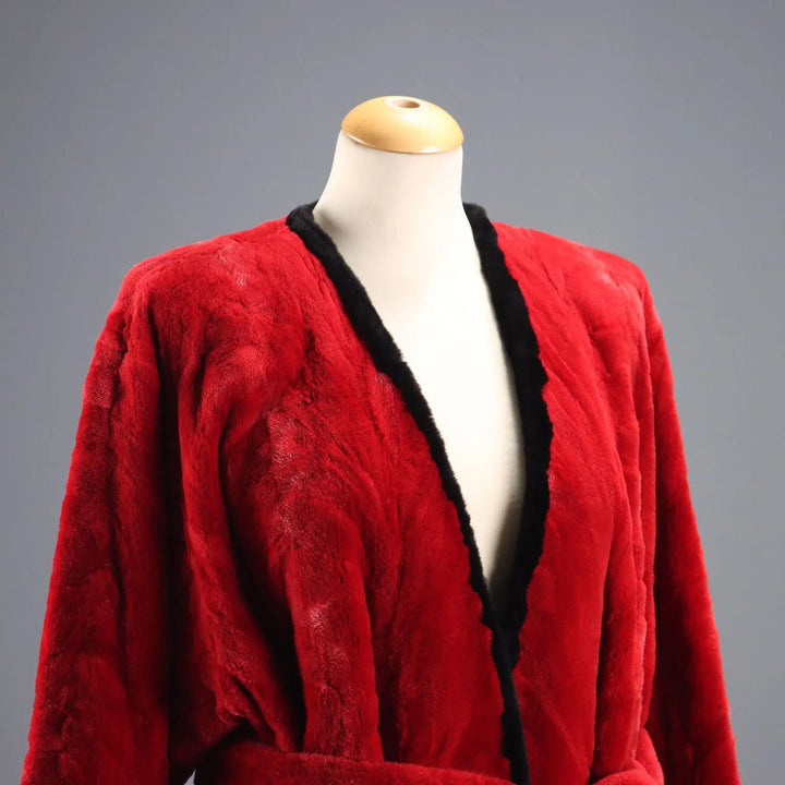 Yves Saint Laurent Vintage Red Fur UK Size 12/14 France 1980s - UK Size 12/14 | Clothing & House Linens | Vintage