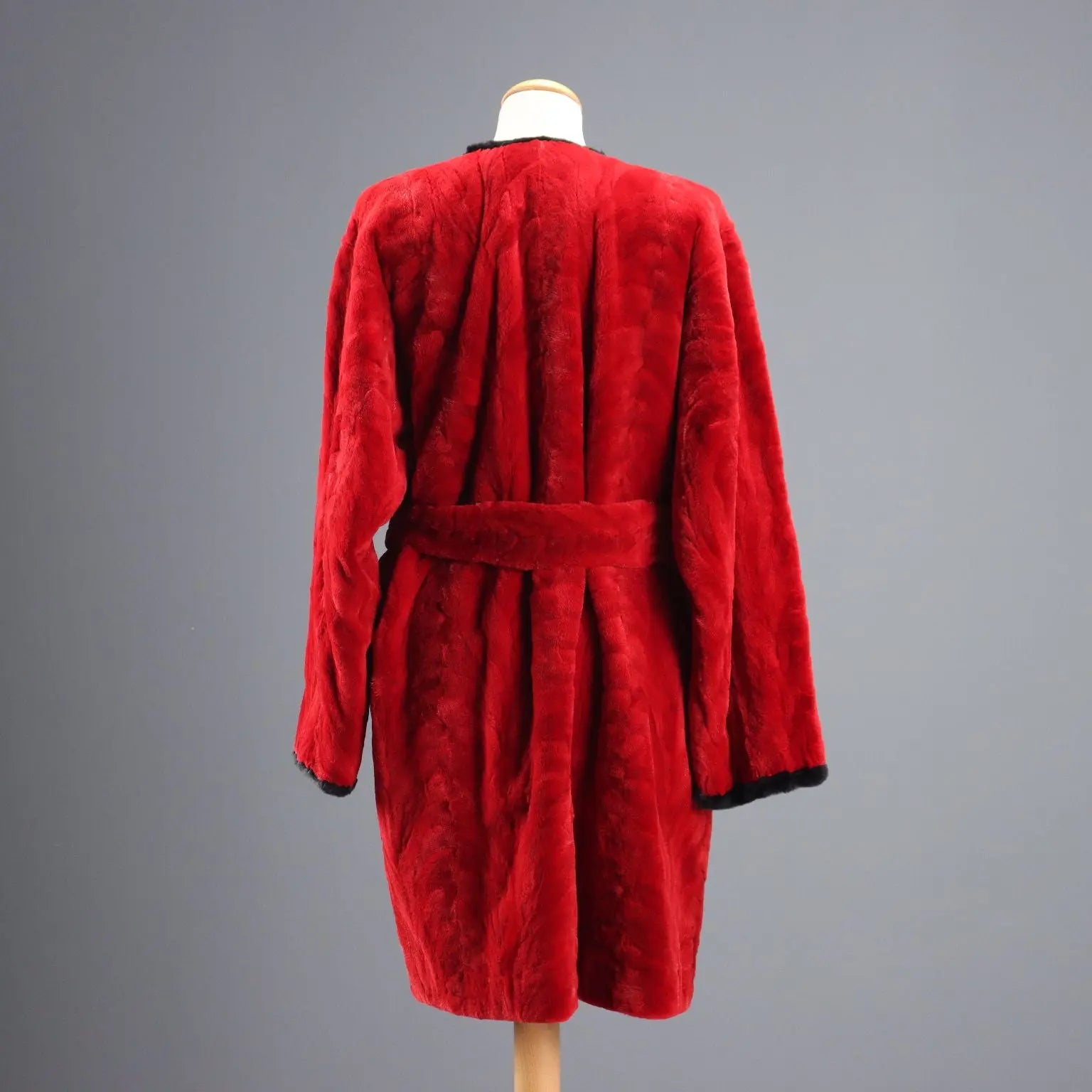 Yves Saint Laurent Vintage Red Fur UK Size 12/14 France 1980s - UK Size 12/14 | Clothing & House Linens | Vintage