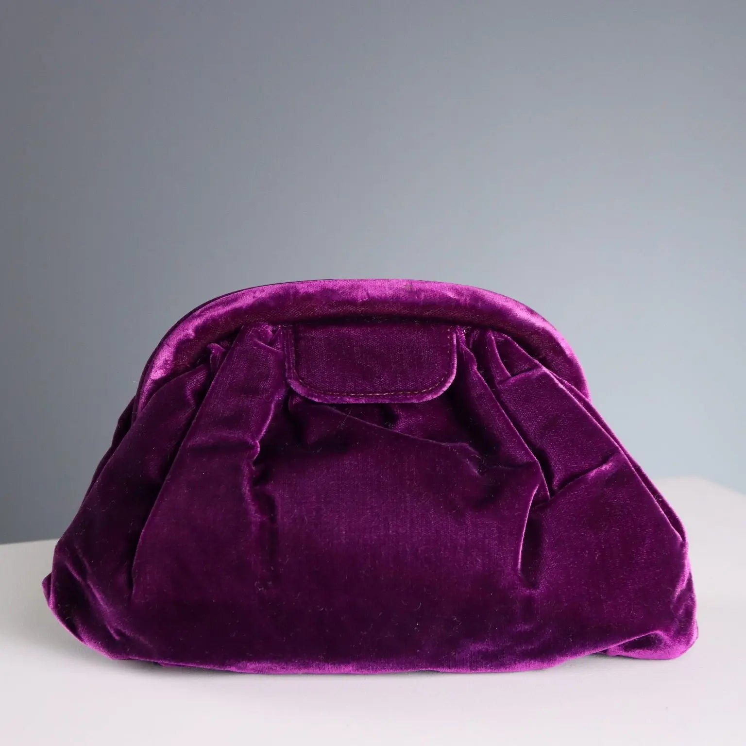 Vintage Marconi Handbag Velvet with Jewel Brooch Italy 1970s | Clothing & House Linens | Vintage