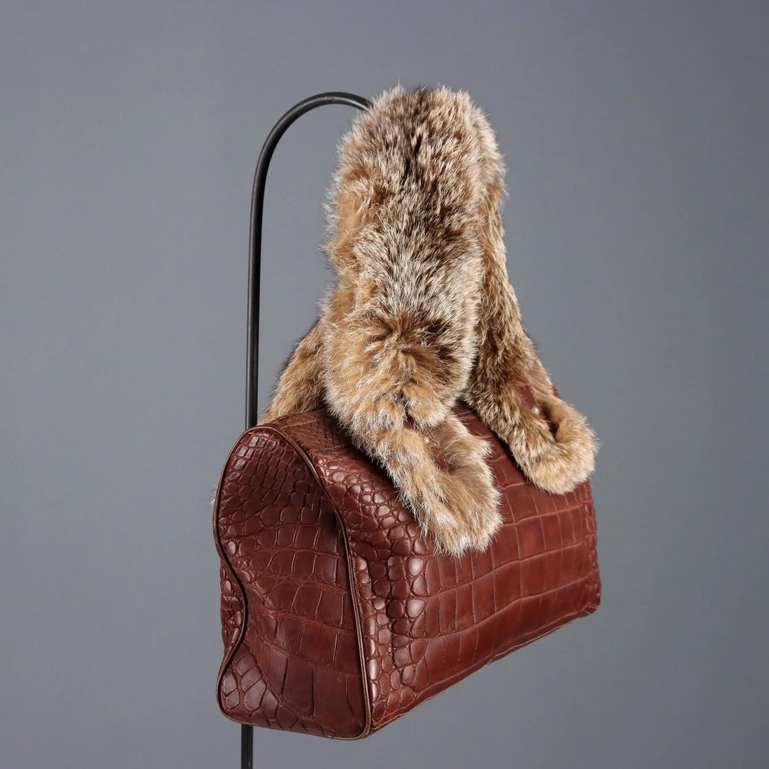 Jacques Saint Just Vintage Bag Leather Fur France 1980s-1990s | Clothing & House Linens | Vintage