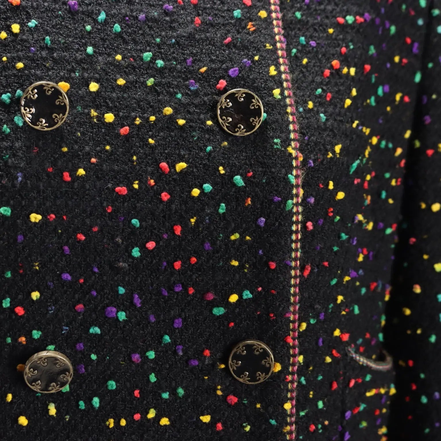 Ungaro Vintage Wool Jacket UK Size 40 France 1980s-1990s - UK Size 40 | Clothing & House Linens | Vintage