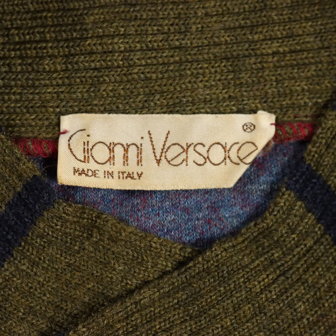 Gianni Versace Vintage Sweater Wool UK Size 12 Italy 1980s-1990s - Size M/L | Clothing & House Linens | Second hand
