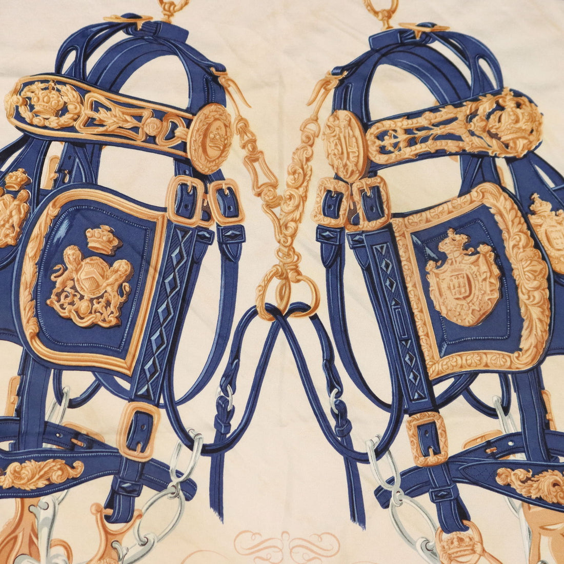 Vintage Hermès Scarf Silk Brides de Gala Hugo Grygkar 1970s