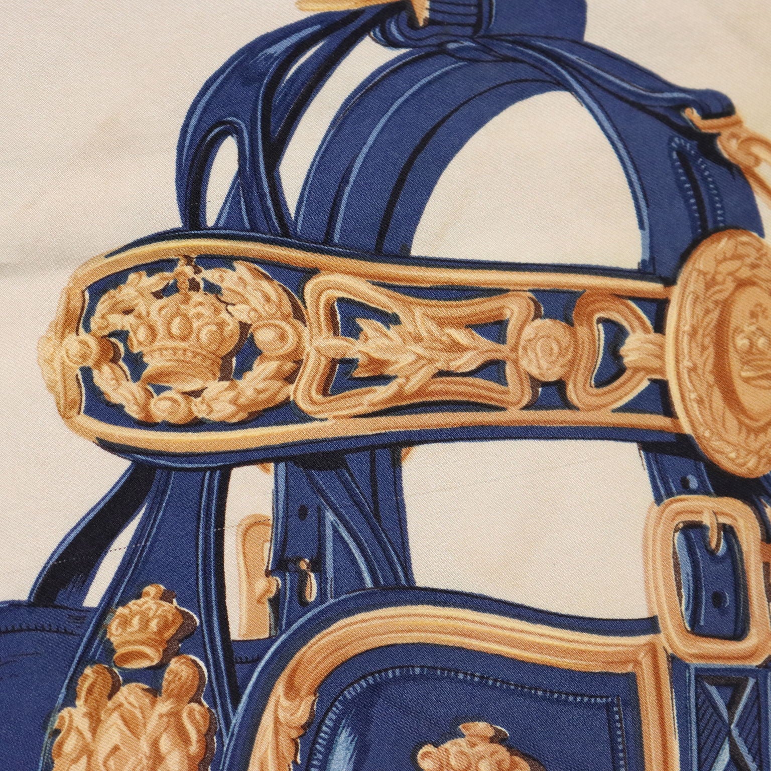 Vintage Hermès Scarf Silk Brides de Gala Hugo Grygkar 1970s