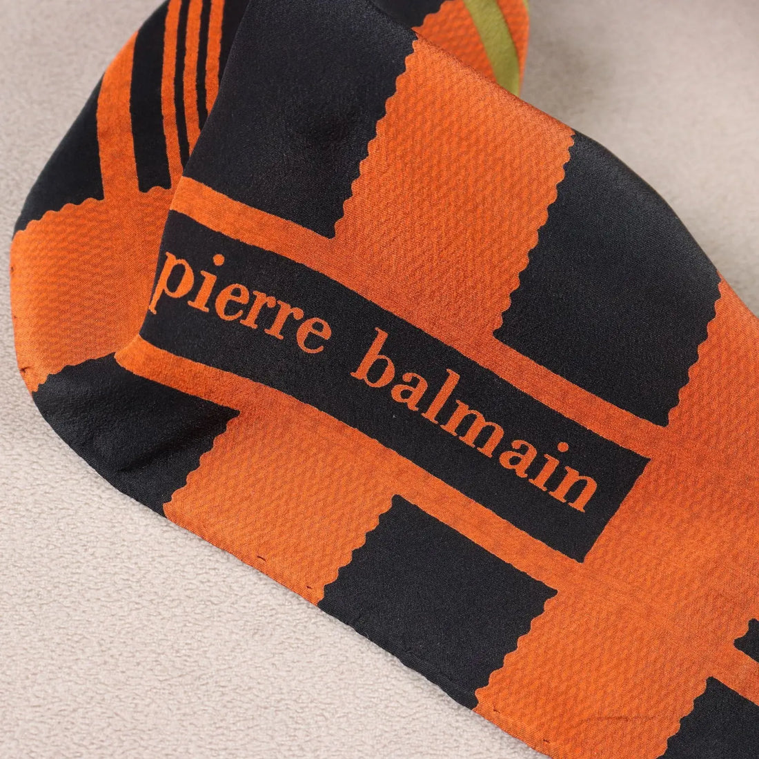 Pierre Balmain Vintage Scarf Coloured Silk France 1960s-1970s | Clothing & House Linens | Vintage