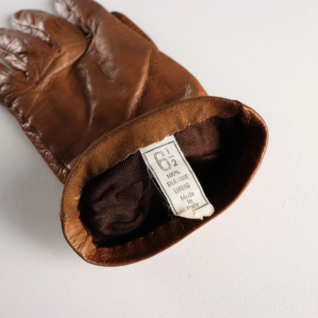 Yves Saint Laurent Vintage Gloves Leather Silk Suede France 1980s
