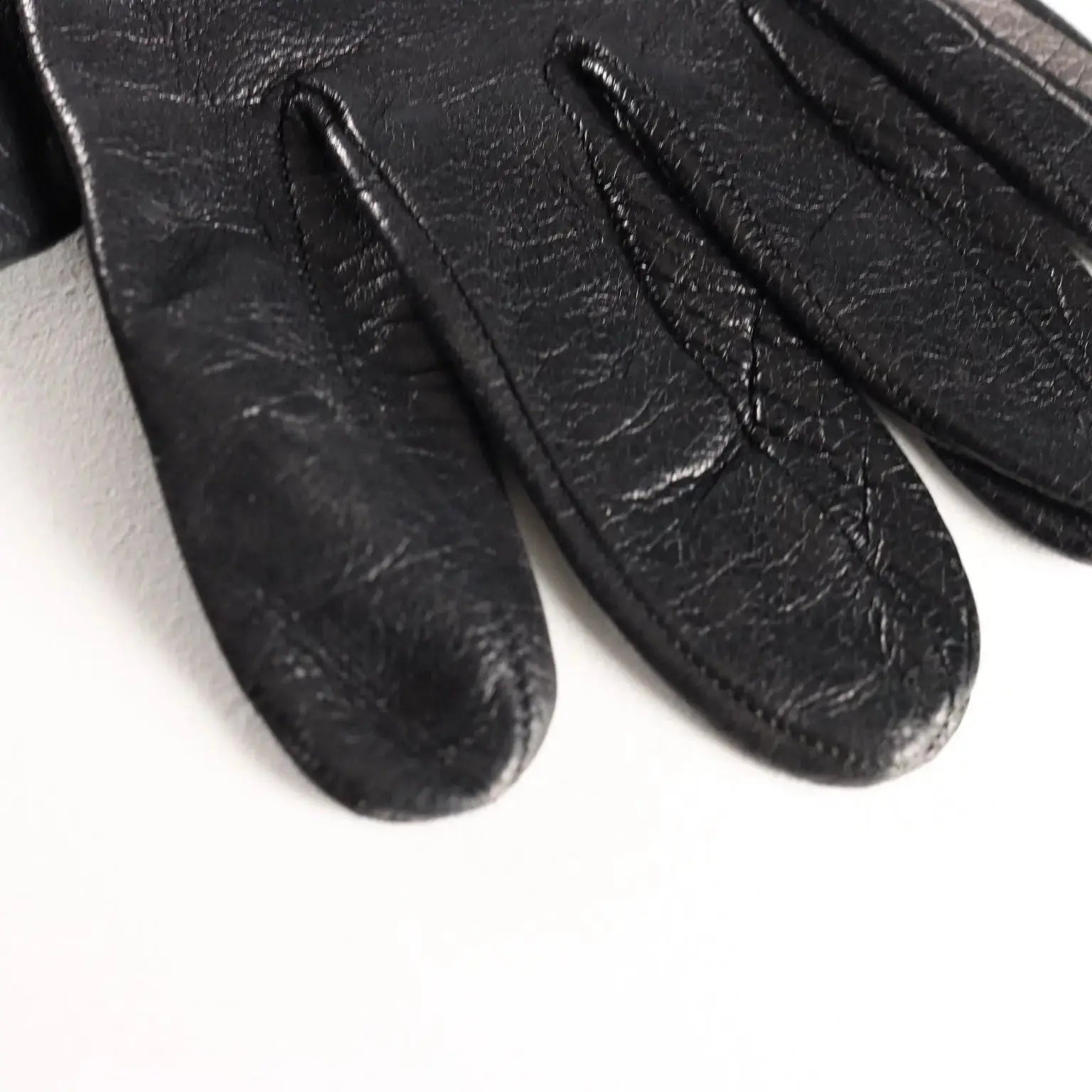 Vintage Gloves Gianni Versace Leather Large Size Italy 1980s