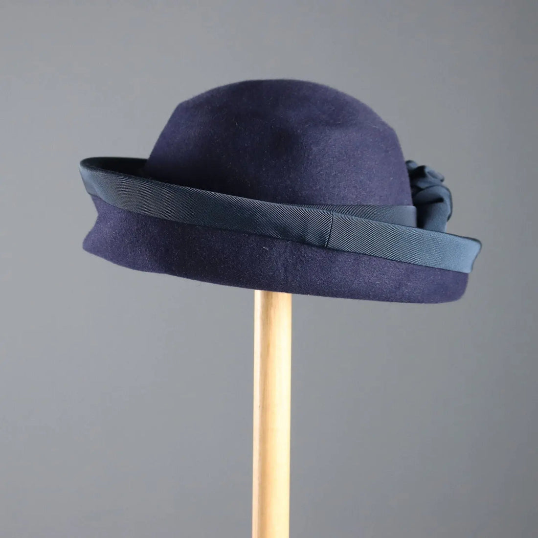 Gallia & Peter Vintage Blue Hat Felt Italy 1980s | Clothing & House Linens | Vintage