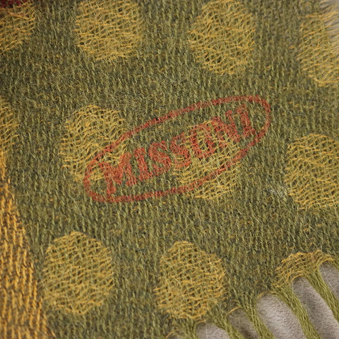 Missoni Vintage Scarf Alpaca Wool Multi-Coloured 1990s | Clothing & House Linens | Vintage