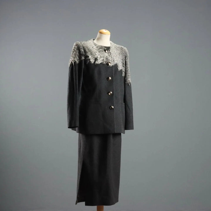 Gai Mattiolo Vintage Suit Wool UK Size 14 Italy 1980s-1990s - UK Size 14 | Clothing & House Linens  Vintage