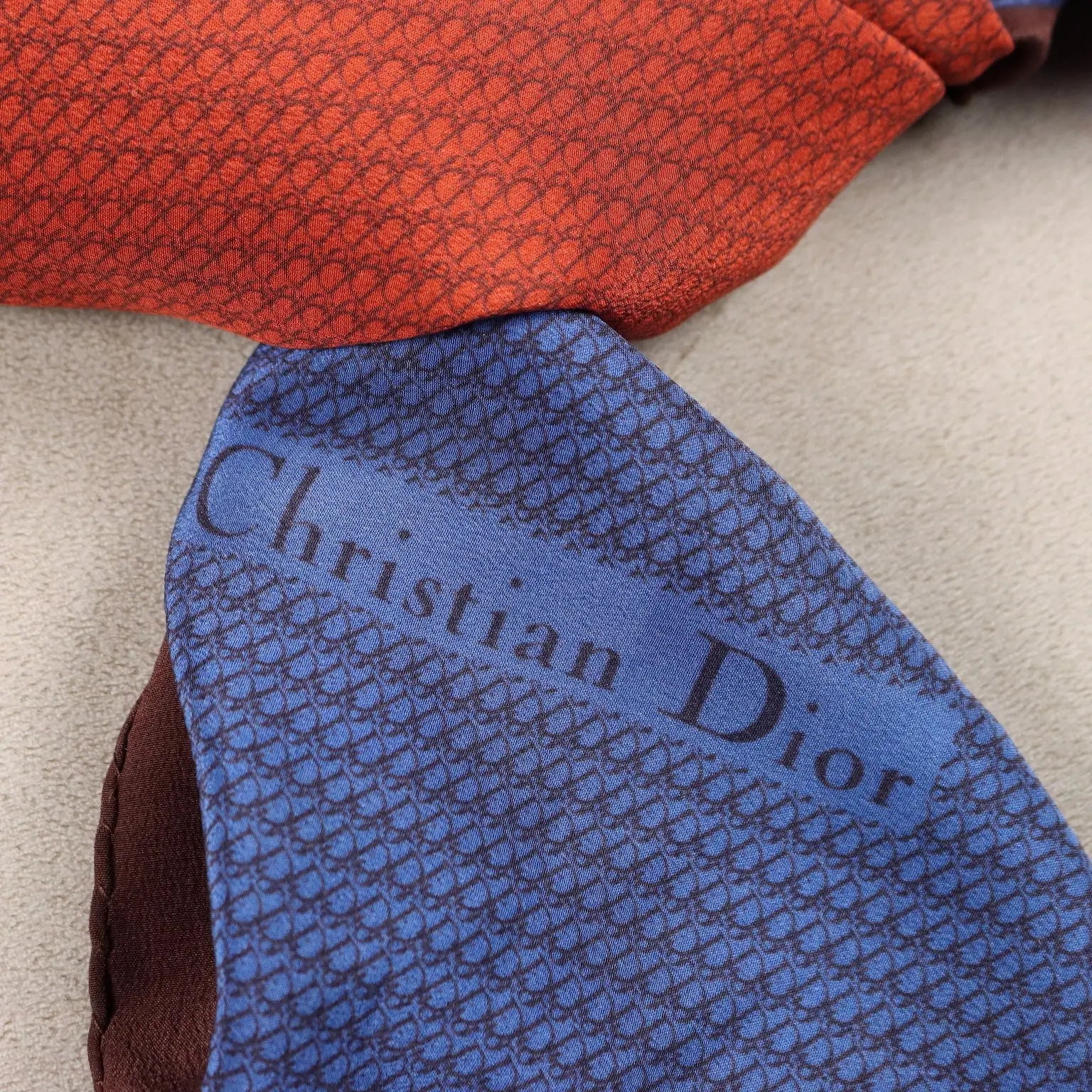 Vintage Dior Scarf Multi-Coloured Silk Paris France 1970s | Clothing & House Linens | Vintage