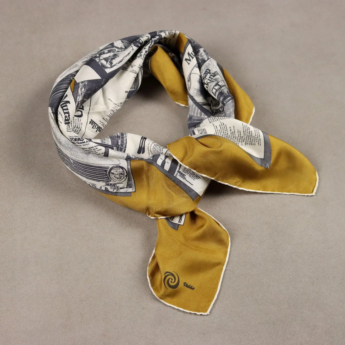 Vakko Silk Scarf Vintage Murat 124 Turkey 1970s | Clothing & House Linens | Vintage