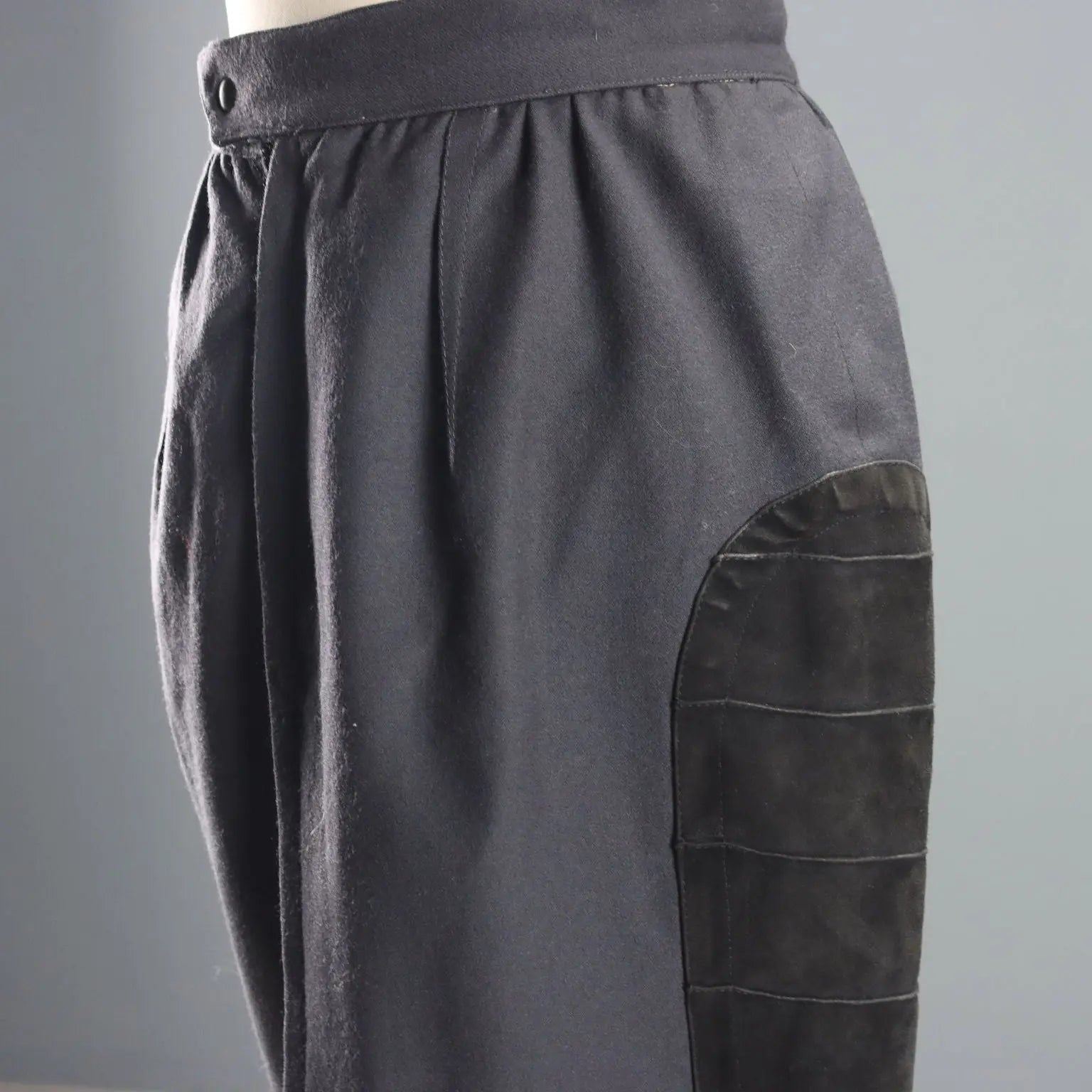 Thierry Mugler Vintage Skirt Wool UK Size 12 France 1980s - UK Size 12 | Clothing & House Linens | Vintage