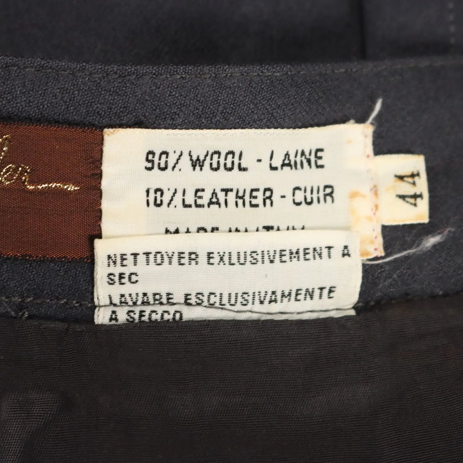 Thierry Mugler Vintage Skirt Wool UK Size 12 France 1980s - UK Size 12 | Clothing & House Linens | Vintage