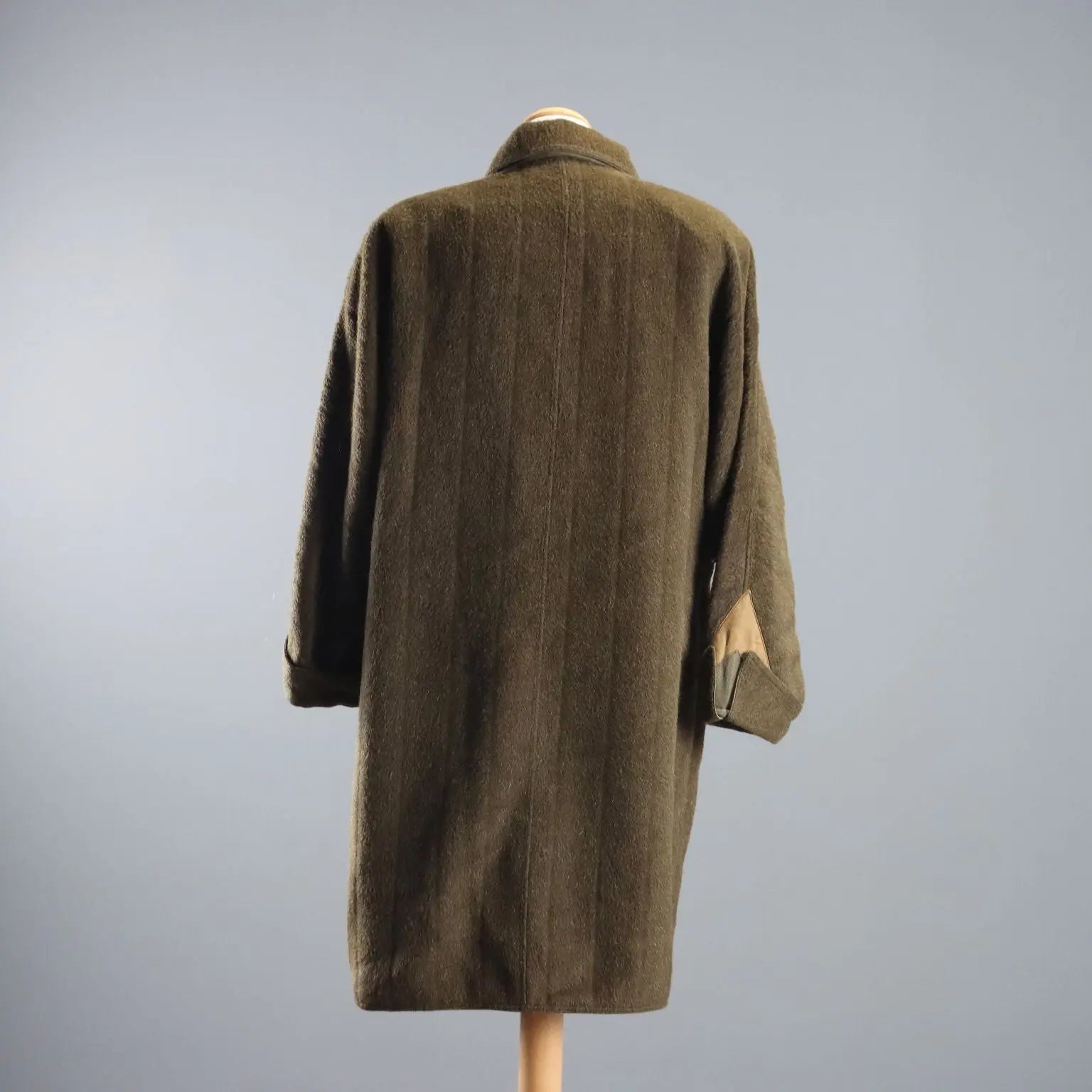 Vintage Versace Coat Dark Green Wool UK Size 12 Italy 1980s - UK Size 12 | Clothing & House Linens | Vintage
