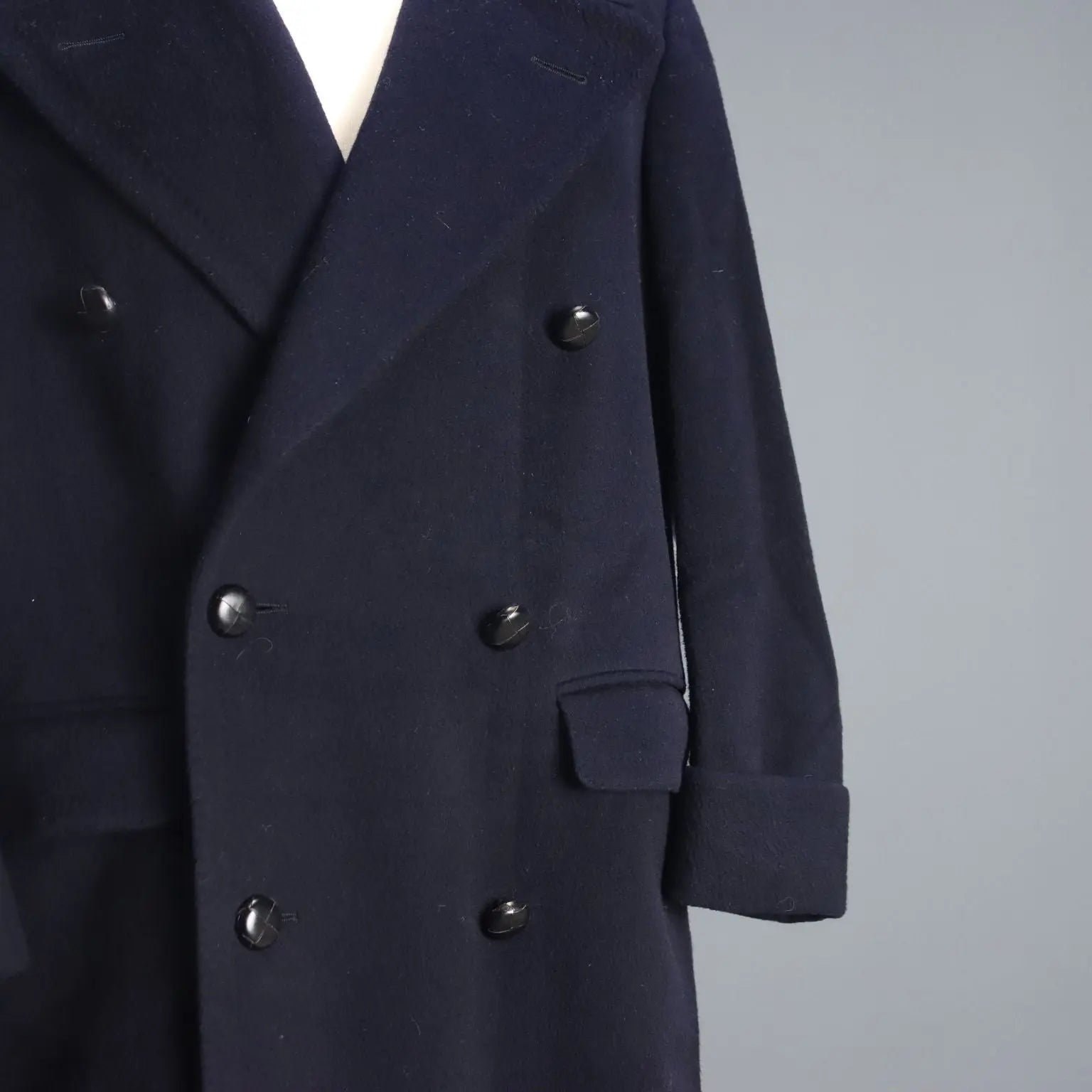 Valentino Vintage Men's Coat Wool UK Size 38/40 Italy 1980s - UK Size 38/40 | Clothing & House Linens | Vintage