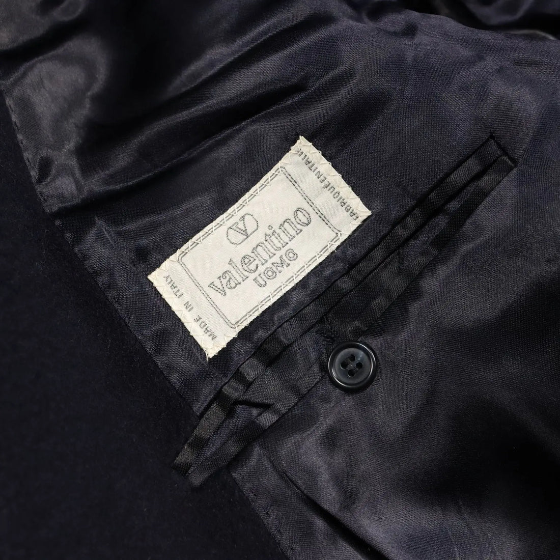 Valentino Vintage Men's Coat Wool UK Size 38/40 Italy 1980s - UK Size 38/40 | Clothing & House Linens | Vintage