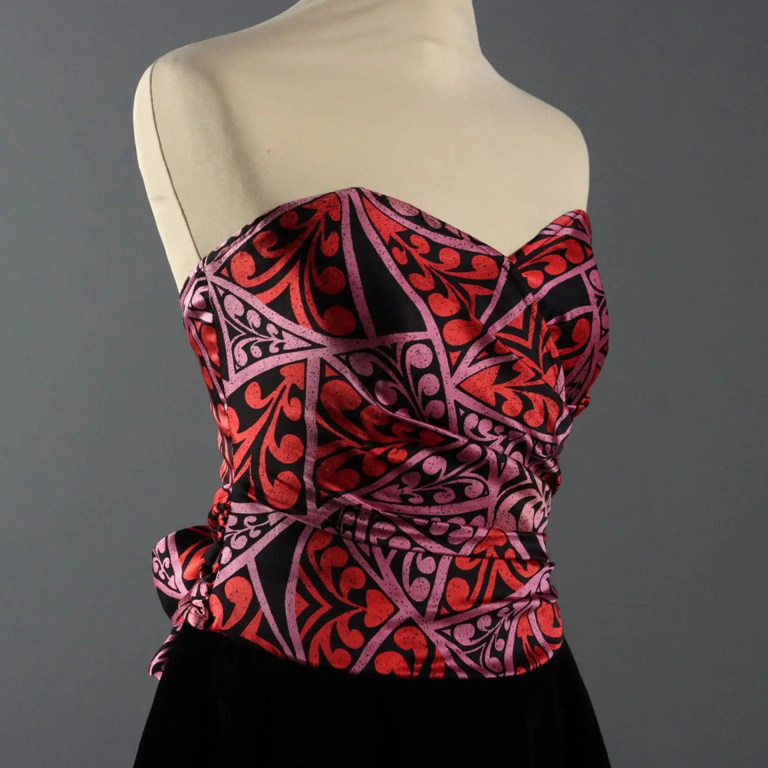 Lanvin Vintage Cocktail Dress Silk Velvet UK Size 8 1980s - UK Size 8 | Clothing & House Linens | Vintage