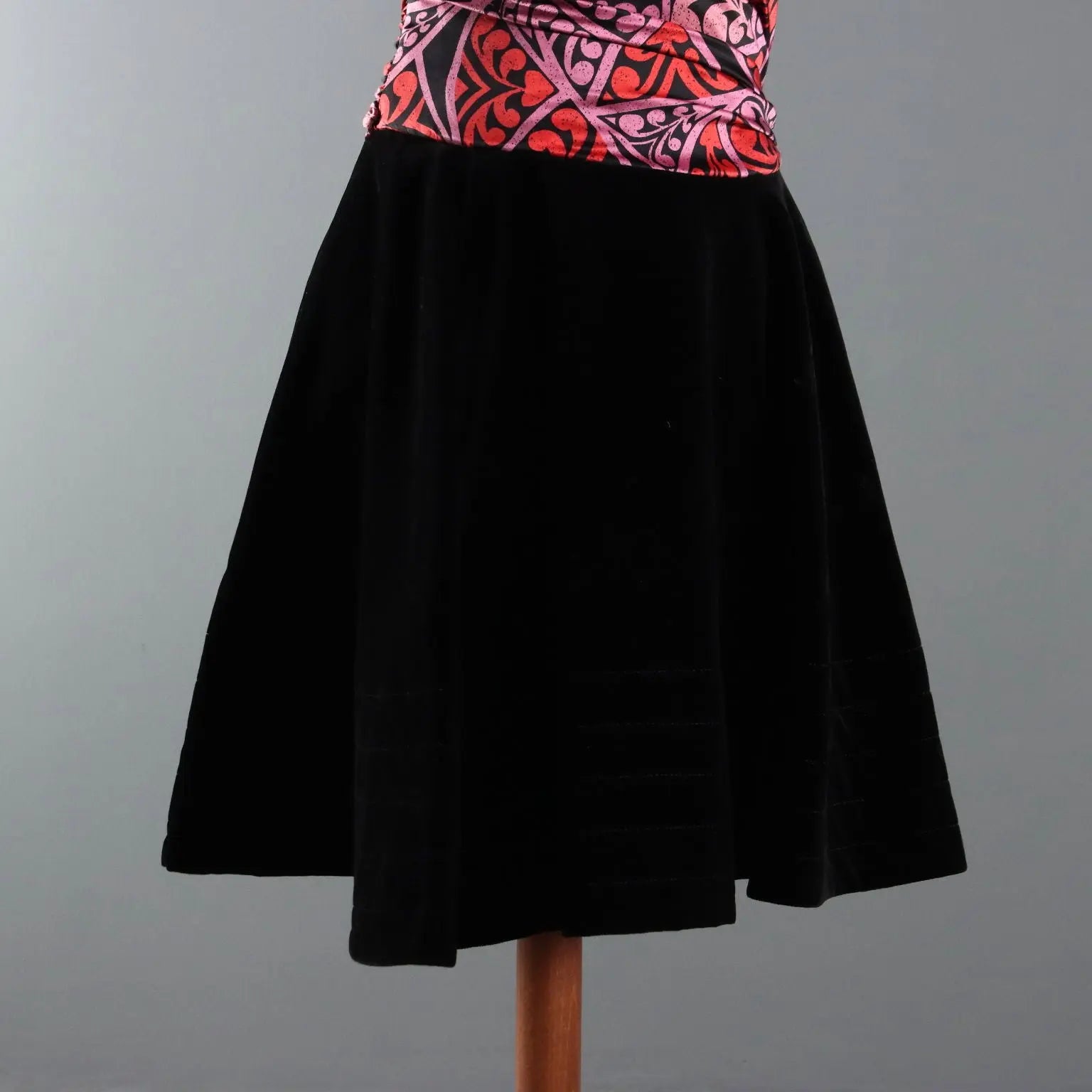 Lanvin Vintage Cocktail Dress Silk Velvet UK Size 8 1980s - UK Size 8 | Clothing & House Linens | Vintage