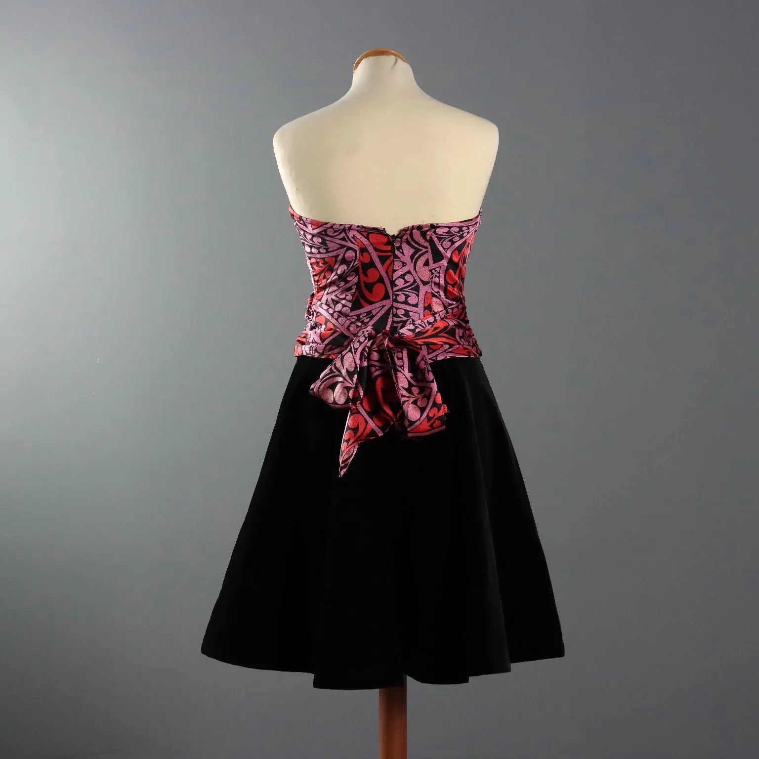 Lanvin Vintage Cocktail Dress Silk Velvet UK Size 8 1980s - UK Size 8 | Clothing & House Linens | Vintage