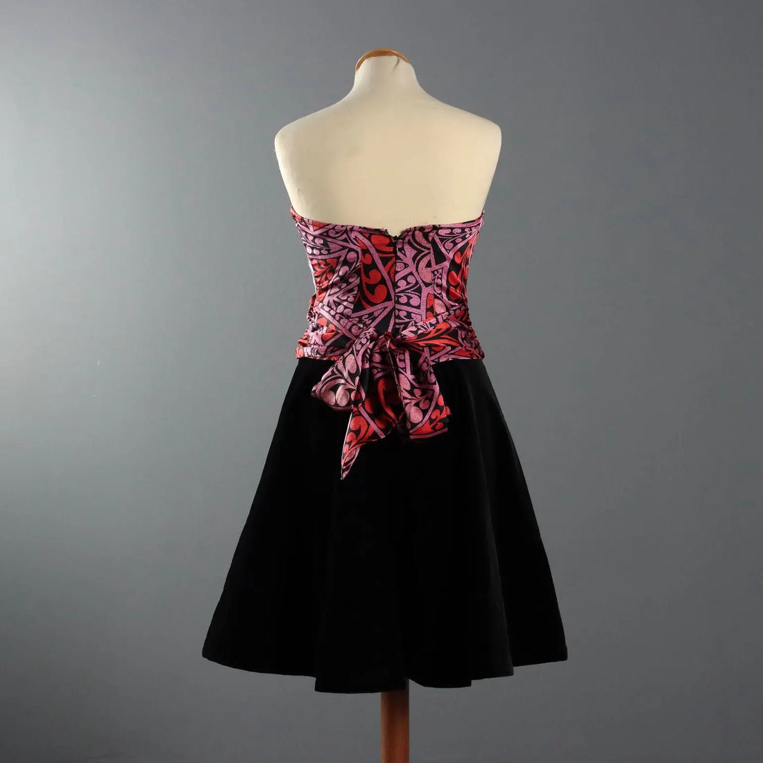 Lanvin Vintage Cocktail Dress Silk Velvet UK Size 8 1980s - UK Size 8 | Clothing & House Linens | Vintage