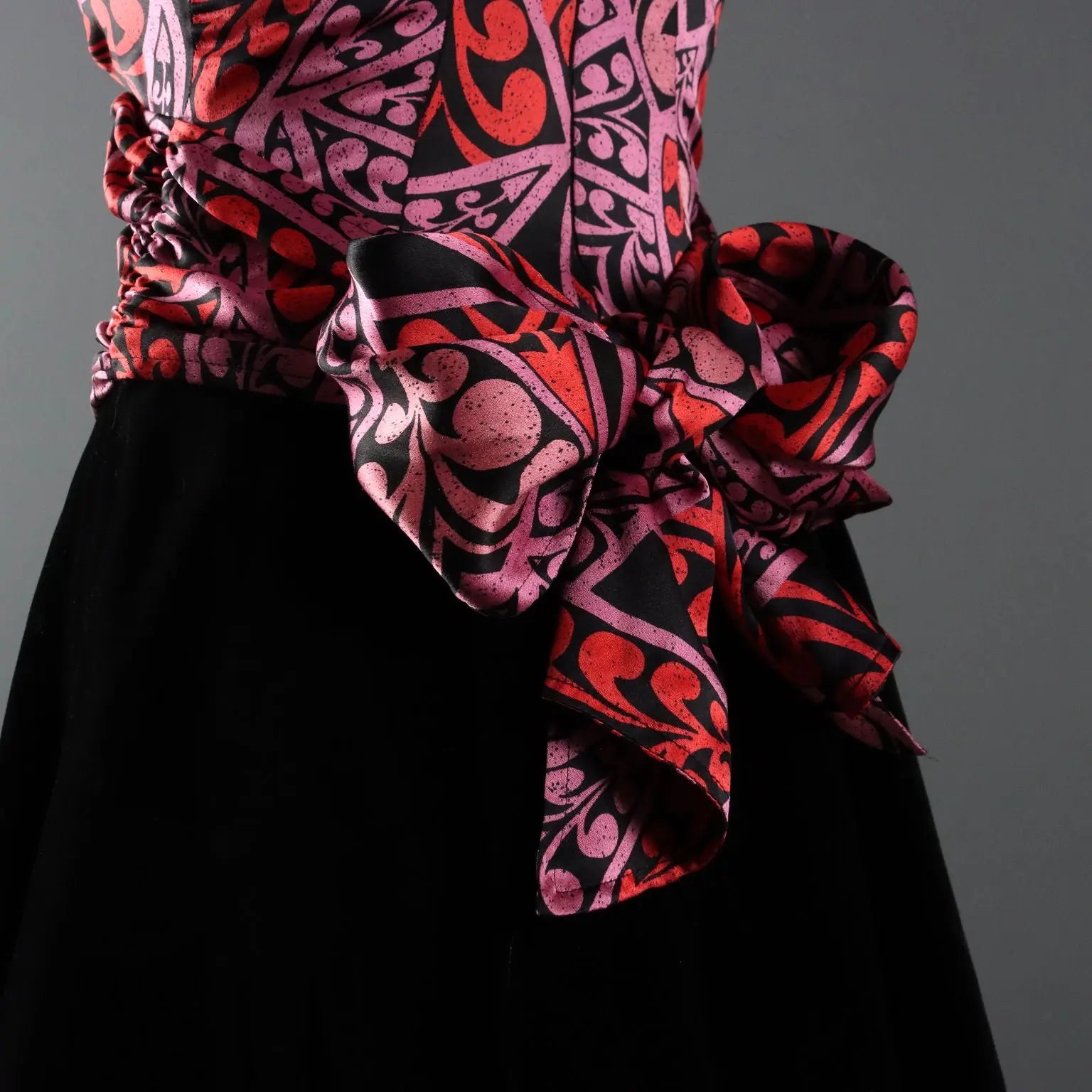 Lanvin Vintage Cocktail Dress Silk Velvet UK Size 8 1980s - UK Size 8 | Clothing & House Linens | Vintage