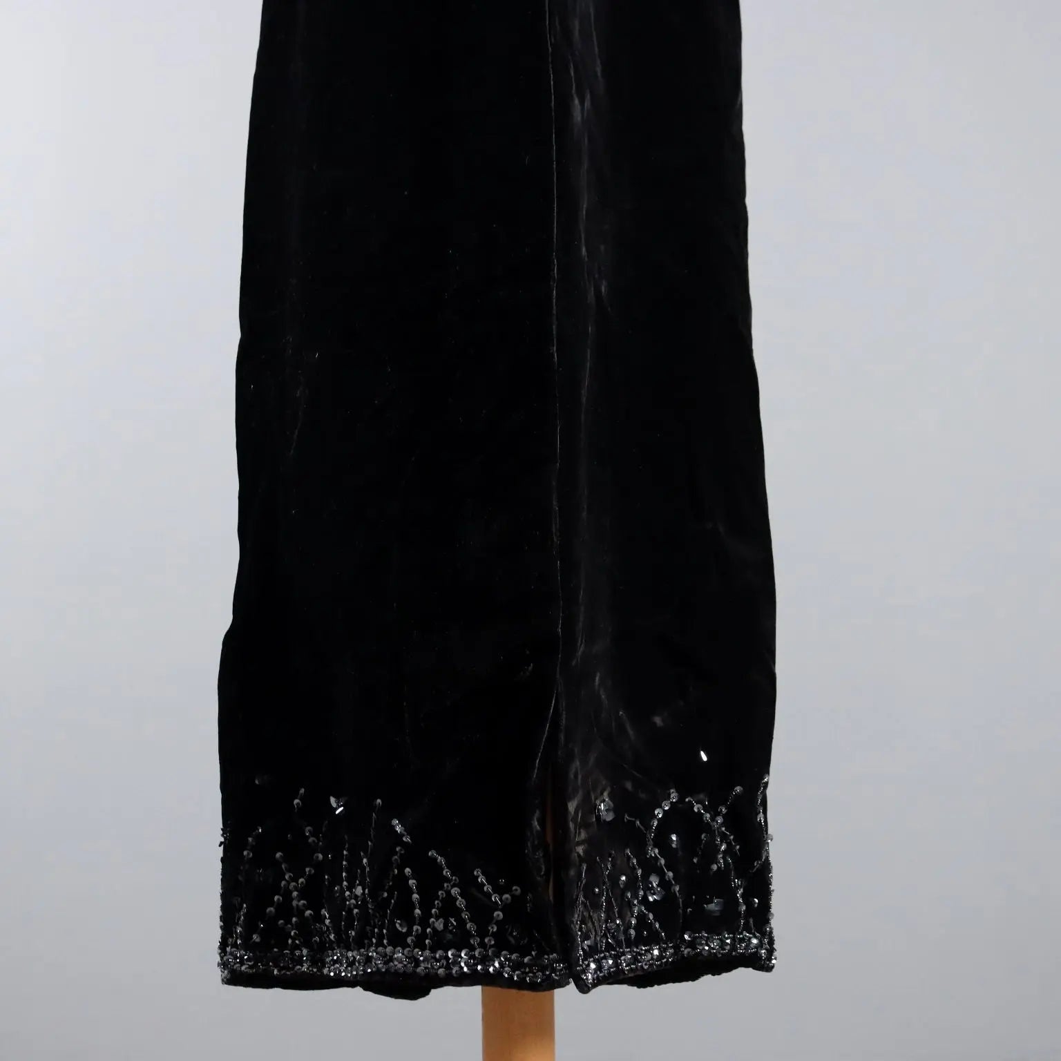 Vintage Evening Dress Velvet UK Size 12/14 Italy 1960s-1970s - UK Size 12/14 | Clothing & House Linens | Vintage