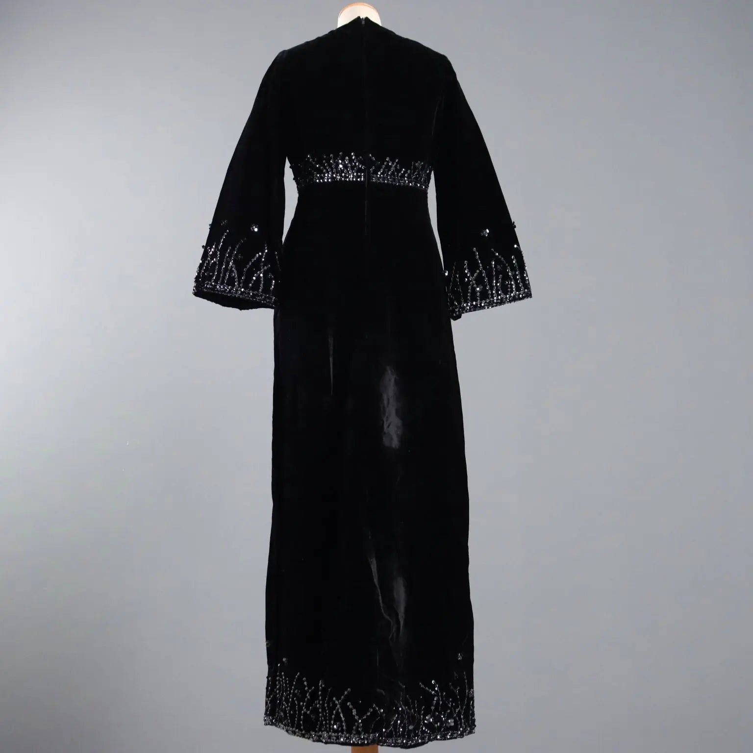 Vintage Evening Dress Velvet UK Size 12/14 Italy 1960s-1970s - UK Size 12/14 | Clothing & House Linens | Vintage