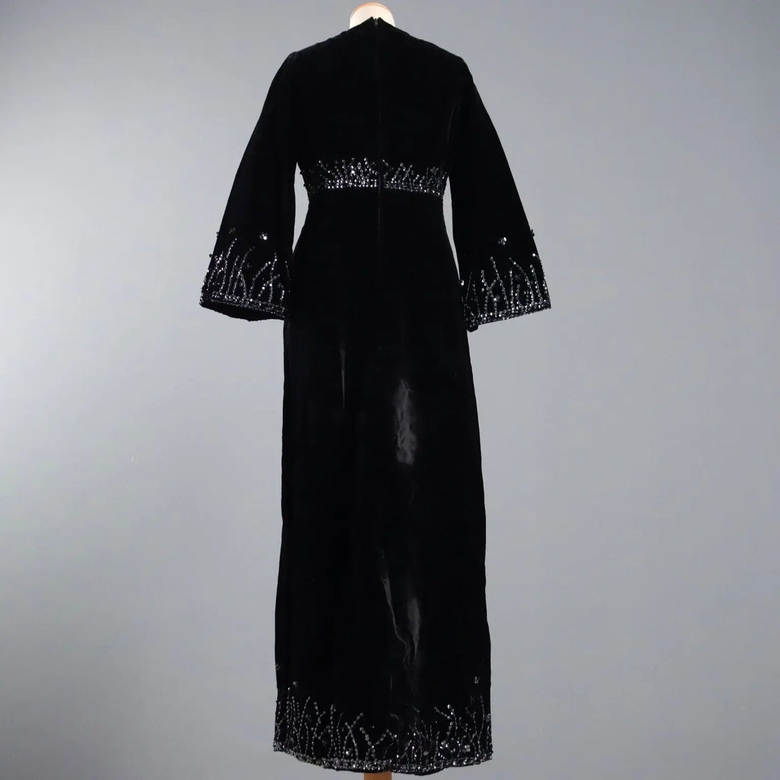Vintage Evening Dress Velvet UK Size 12/14 Italy 1960s-1970s - UK Size 12/14 | Clothing & House Linens | Vintage