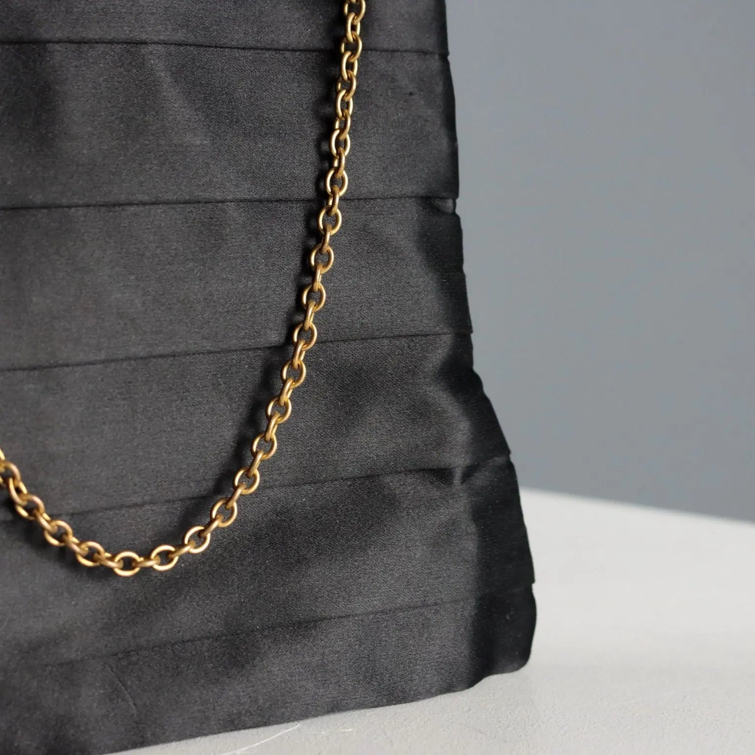 Vintage Evening Bag Black Satin Italy 1920s-1930s | Clothing & House Linens | Vintage
