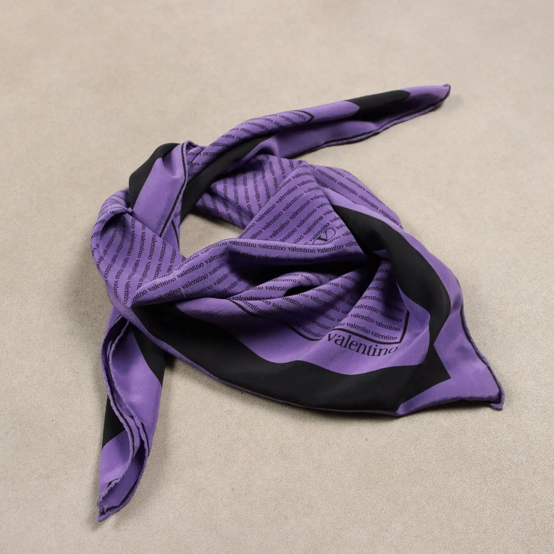 Valentino Vintage Scarf Coloured Silk Italy 1980s | Clothing & House Linens | Vintage