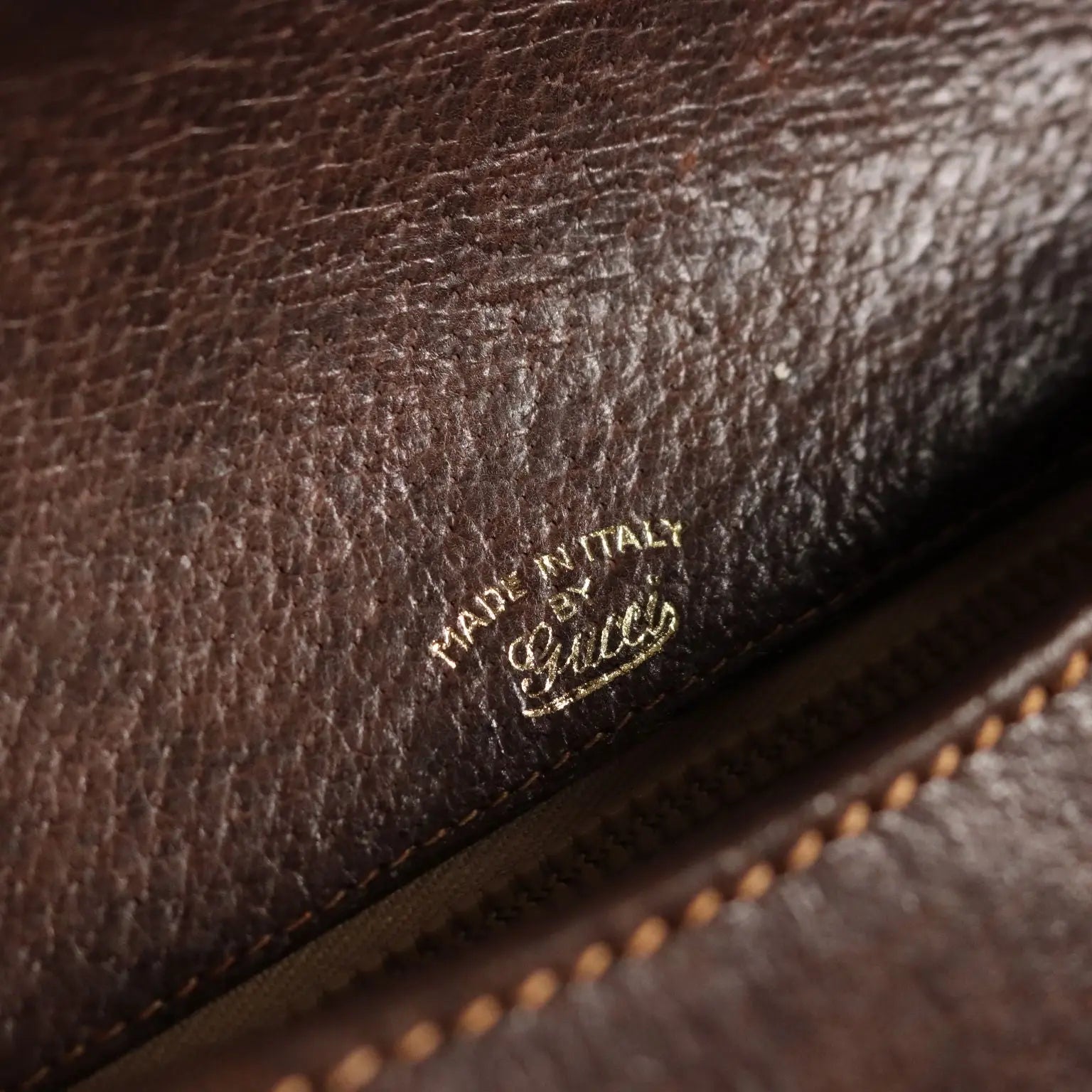 Gucci Vintage Bamboo Bag Brown Leather Italy 1950s-60s