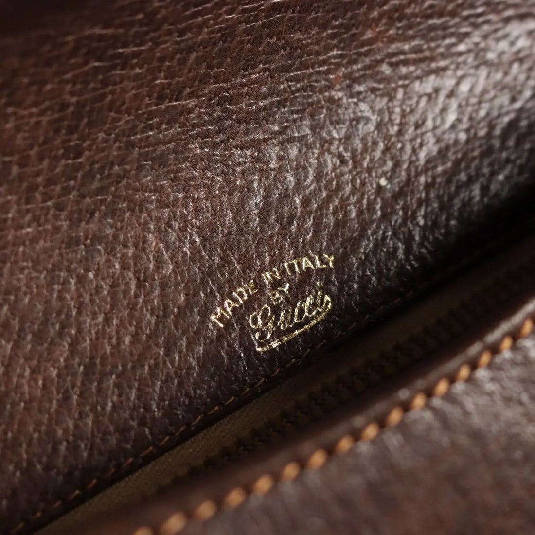Gucci Vintage Bamboo Bag Brown Leather Italy 1950s-60s