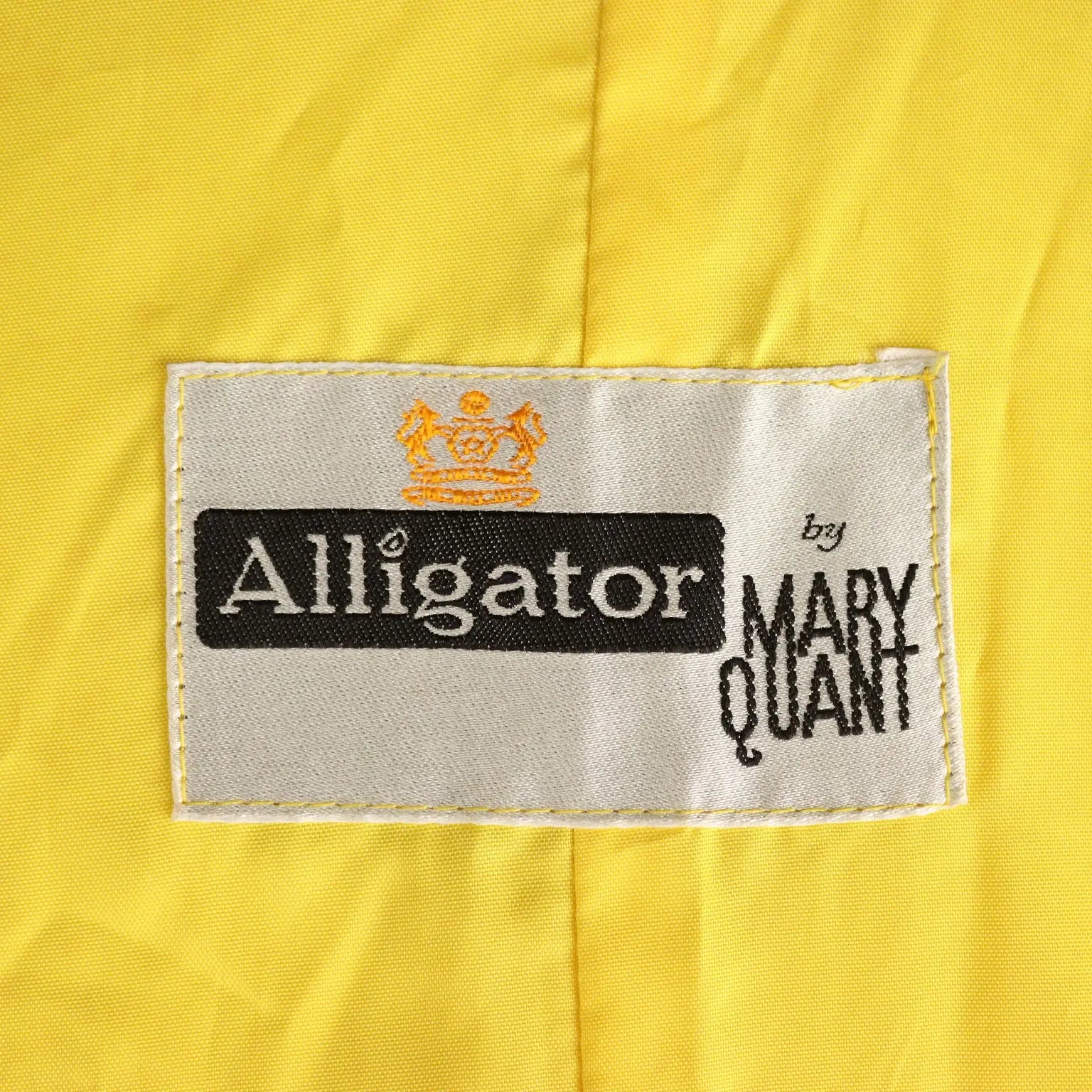 Alligator Rain Coat Mary Quant Gabardine Unique Size UK 1960s