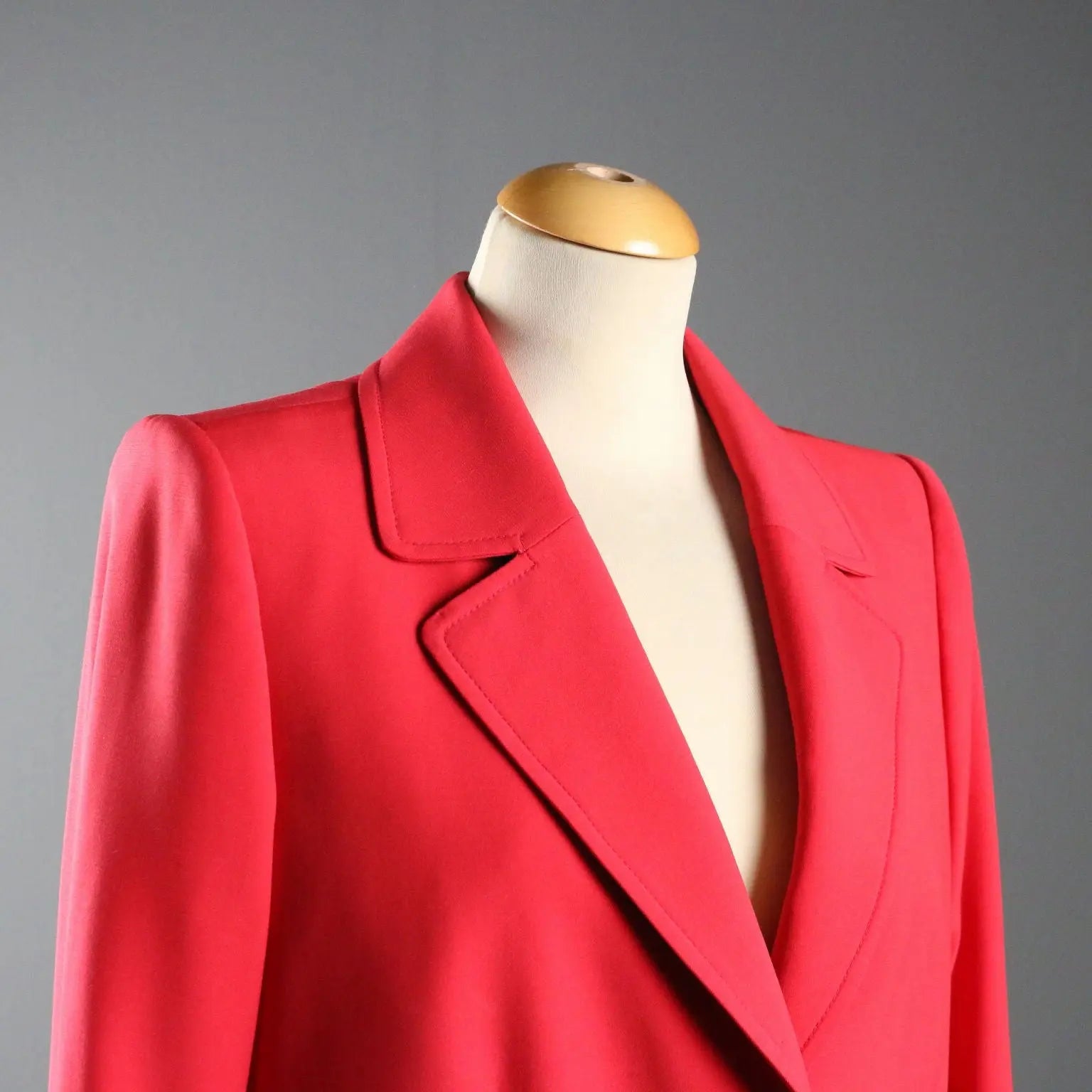 Vintage Valentino Jacket Wool Silk UK Size 12/14 Italy 1990s