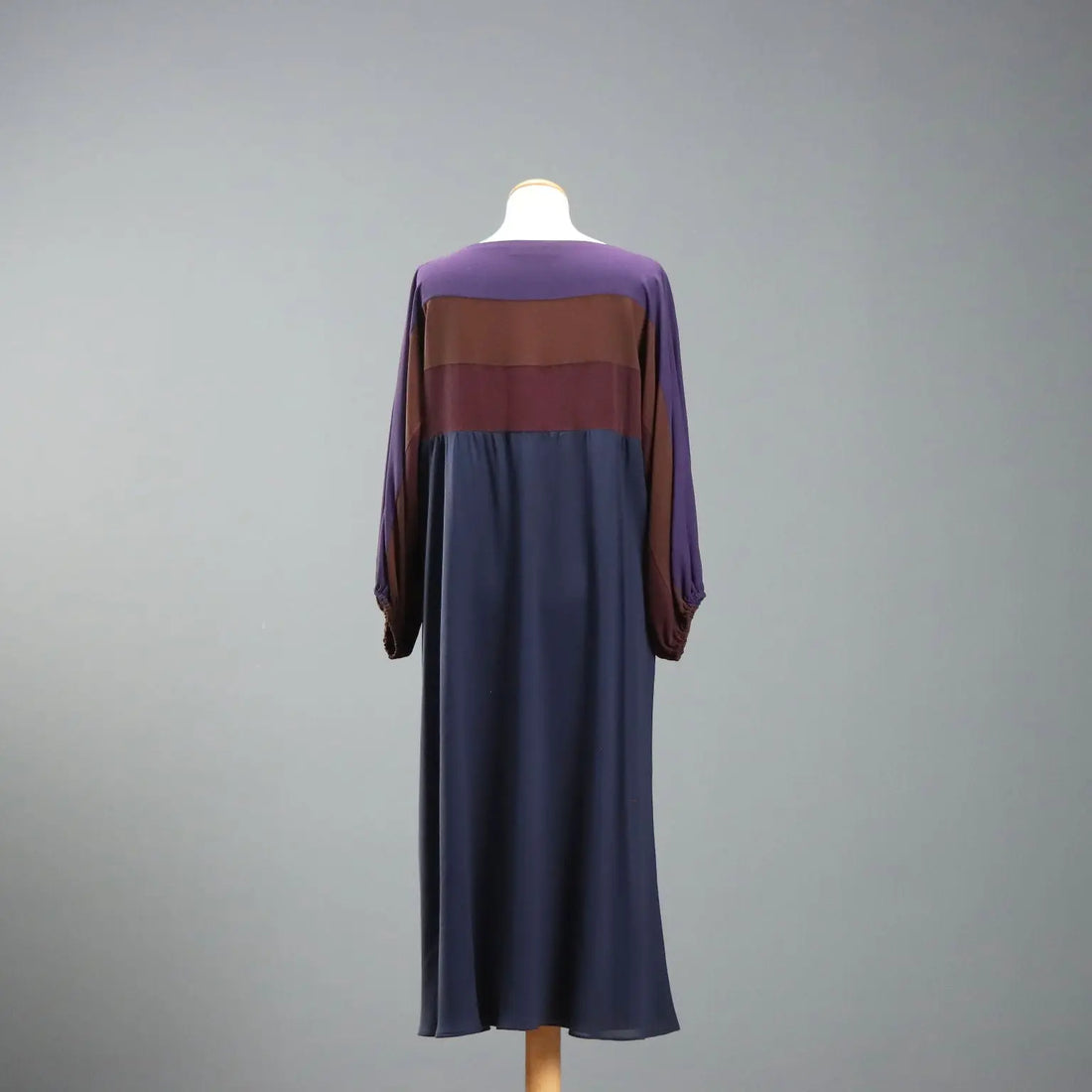 Mila Schön Vintage Dress Silk UK Size 12/14 1970s-1980s