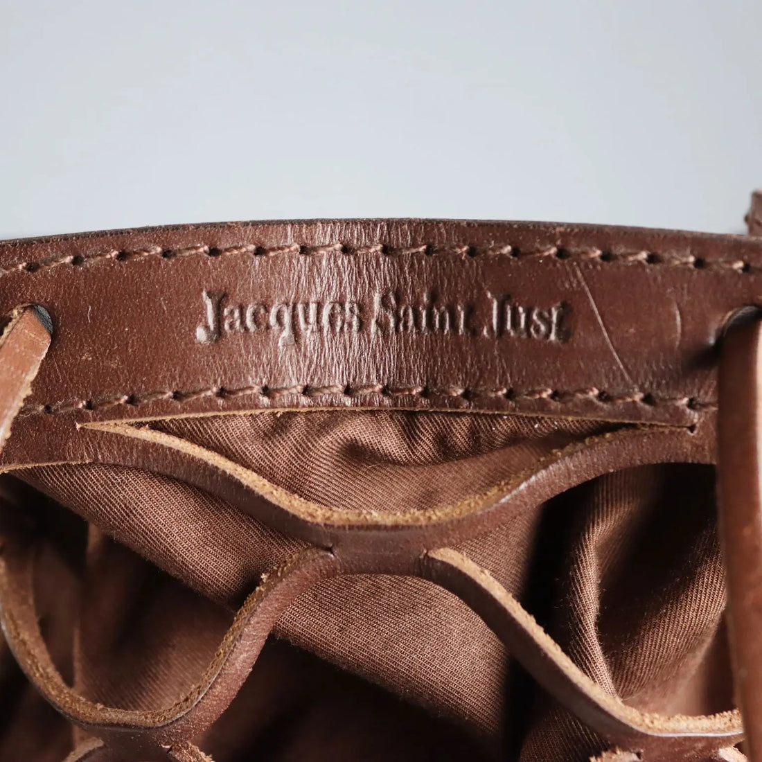 Jacques Saint Just Vintage Bag Leather 1980s
