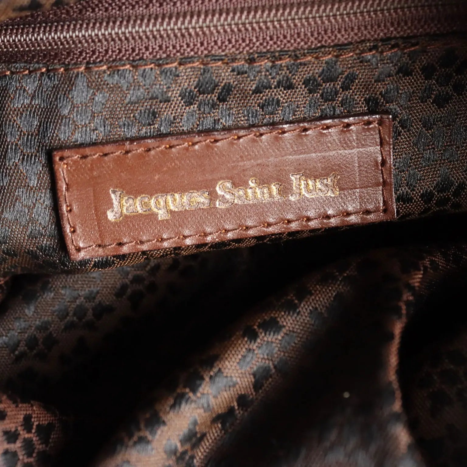 Jacques Saint Just Vintage Bag Leather 1980s