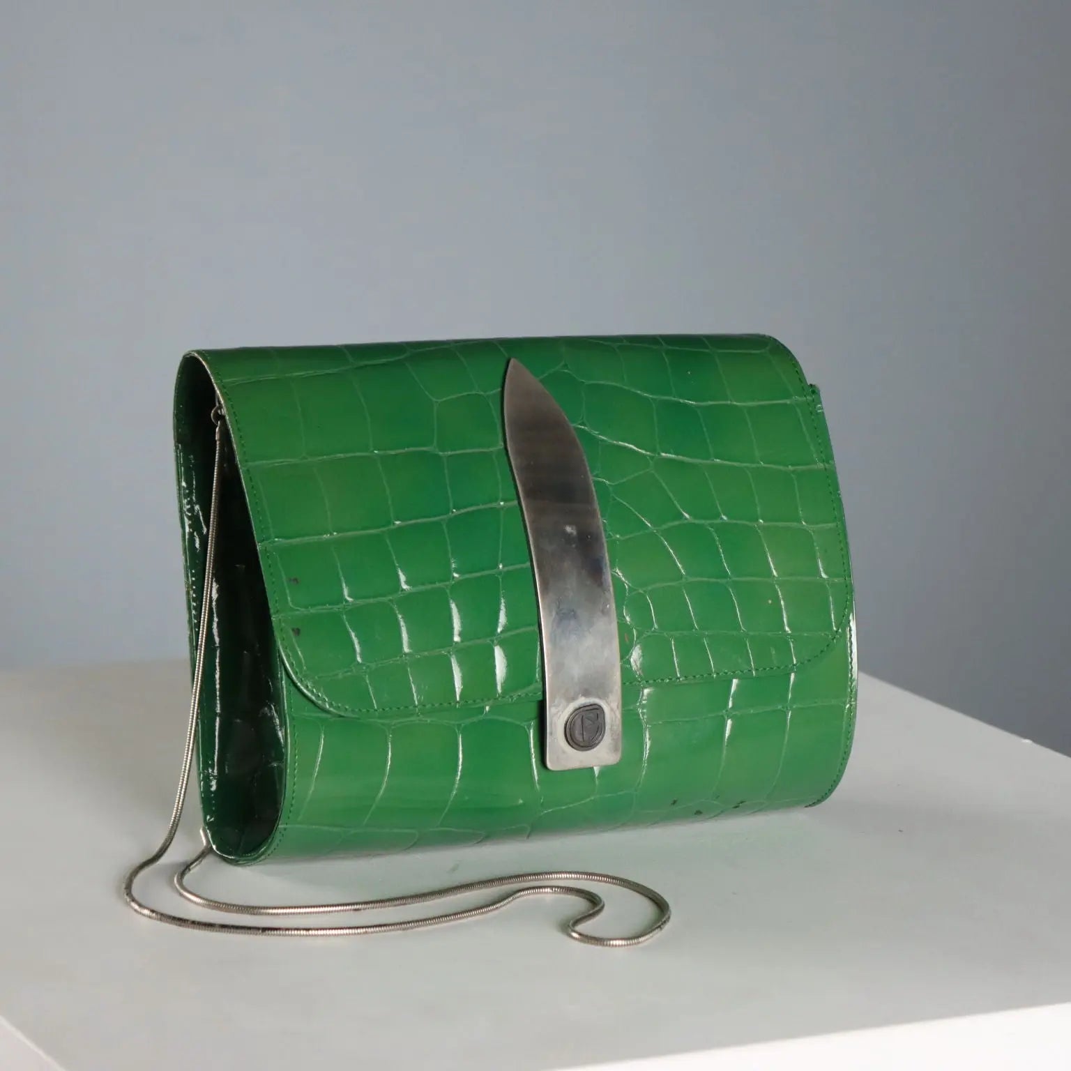 Vintage Bag Nazareno Gabrielli Leather Italy 1980s