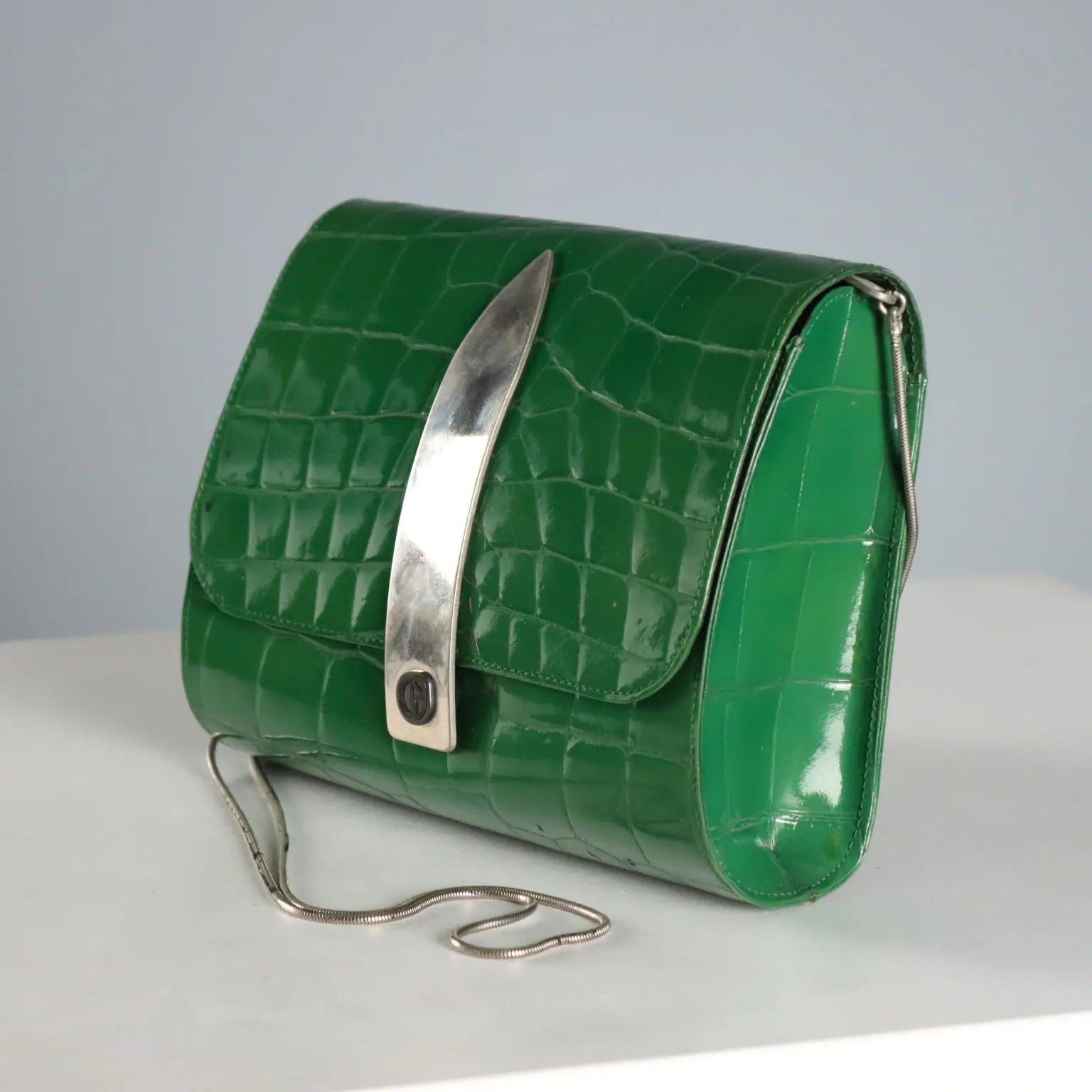 Vintage Bag Nazareno Gabrielli Leather Italy 1980s